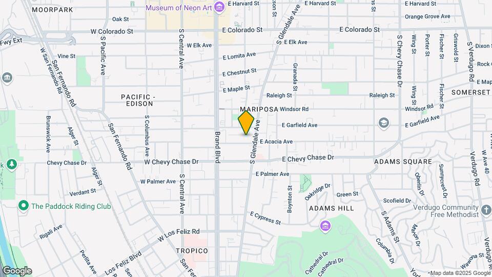 223 E Acacia Ave Map and Location Details