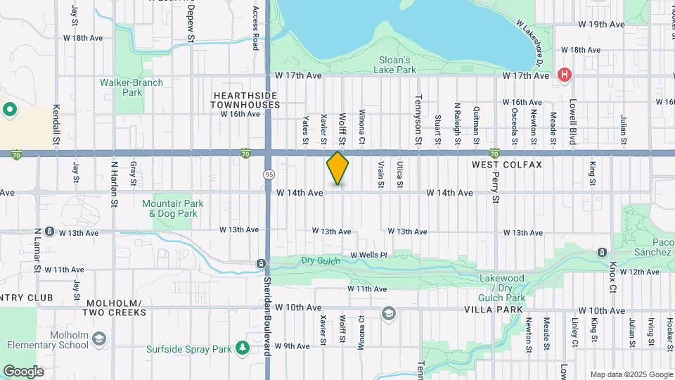 4805 W14th Ave Mapa y Detalles de la Ubicación