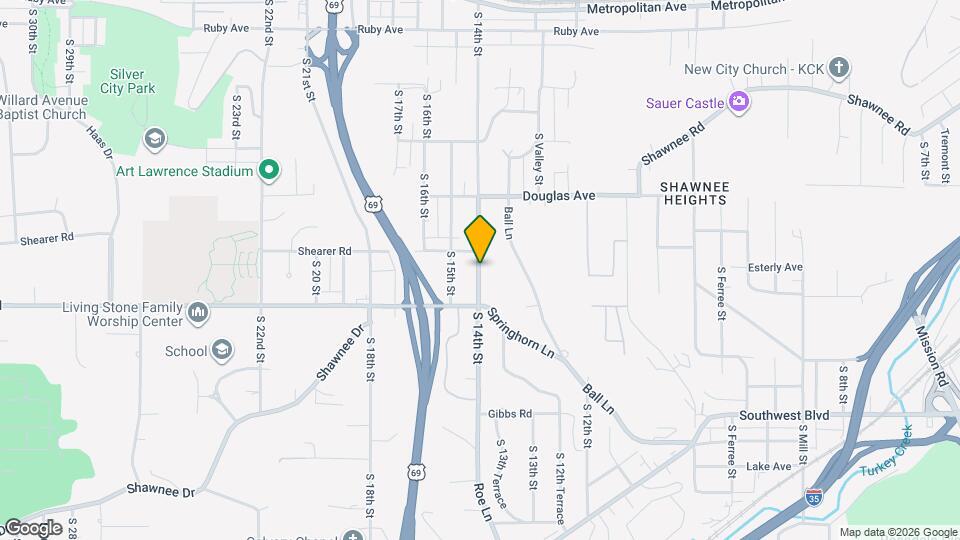 2017 S 14th St Map and Location Details
