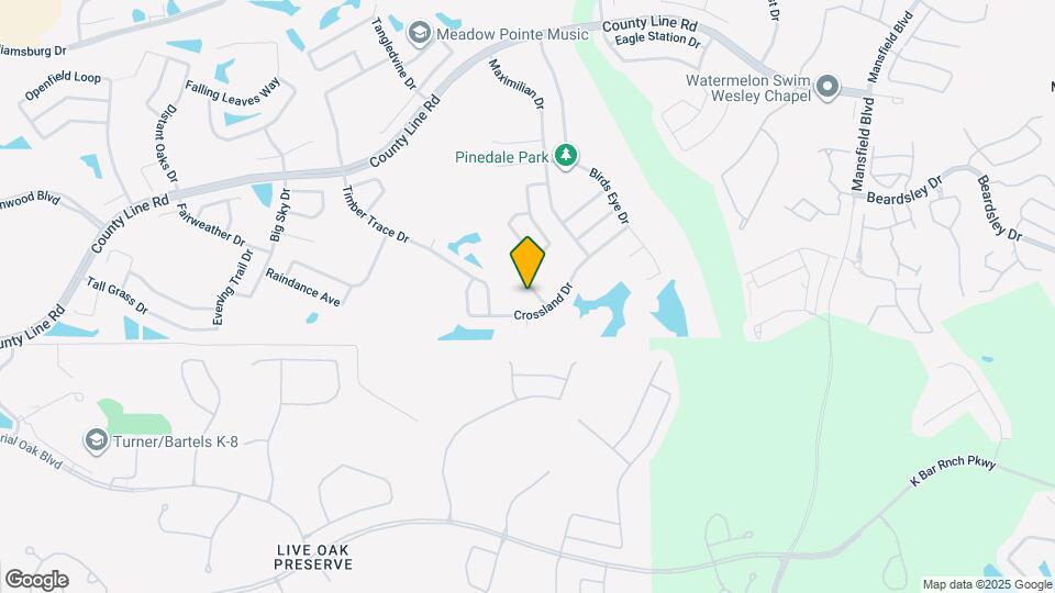 1107 Crimson Clover Ln Map and Location Details