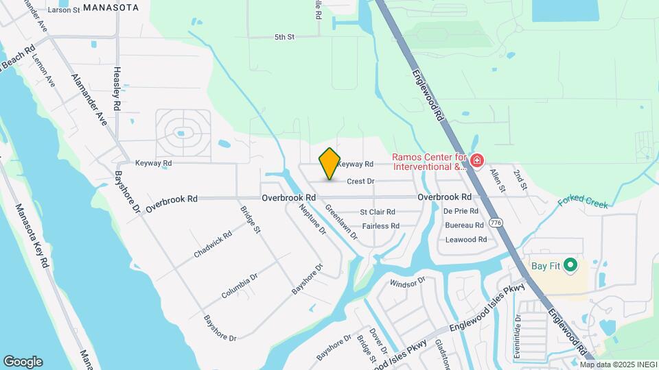 1541 Crest Dr Map and Location Details