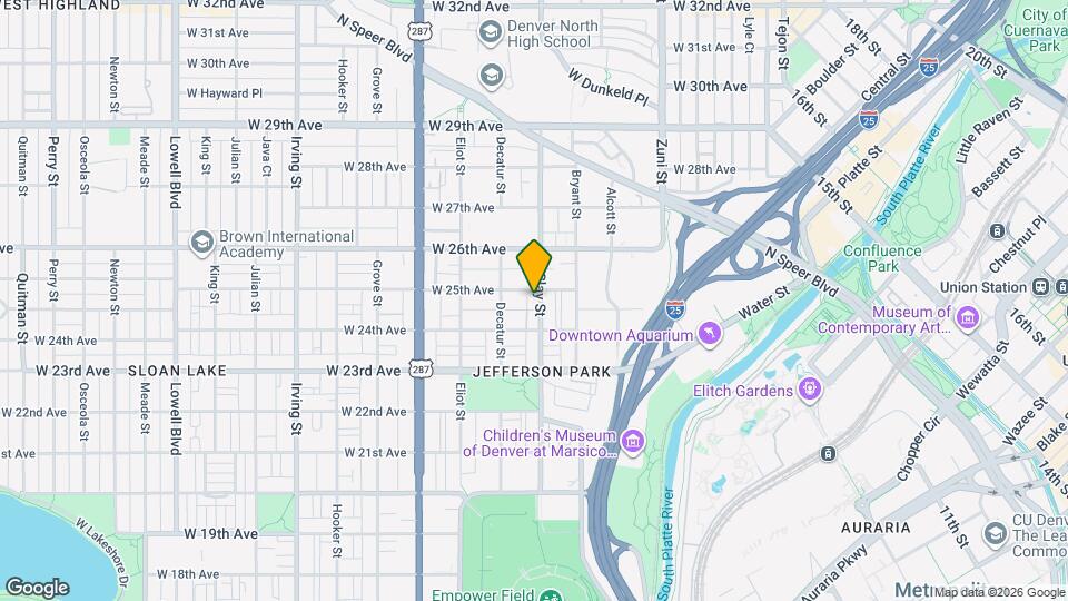 2443 Clay St Map and Location Details