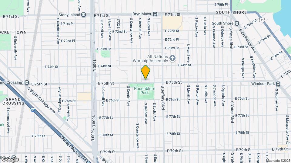 7451 S Bennett Ave Map and Location Details