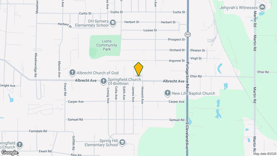 3639 Albrecht Ave Map and Location Details