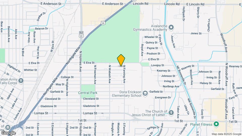 791 N Whittier St Map and Location Details