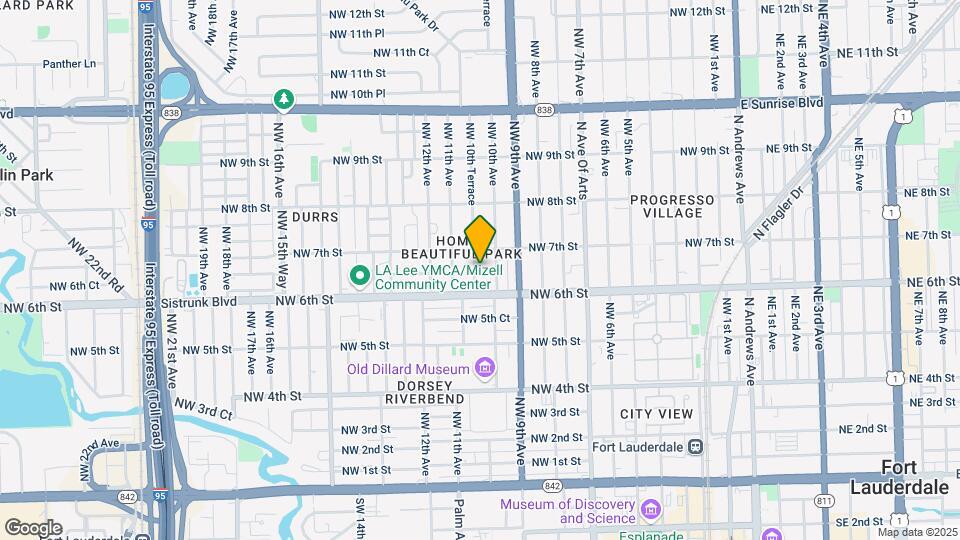 626 NW 10th Ter Map and Location Details