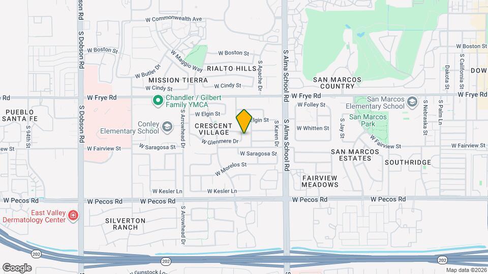 539 S Apache Dr Map and Location Details