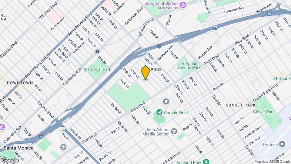 1928 18th St, Unit A Mapa y Detalles de la Ubicación