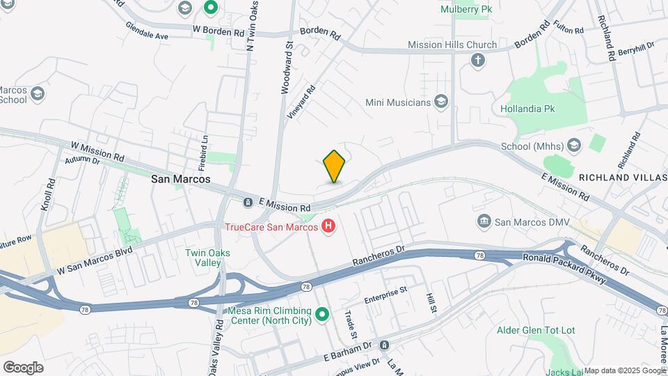 391 Mission Villas Rd Map and Location Details