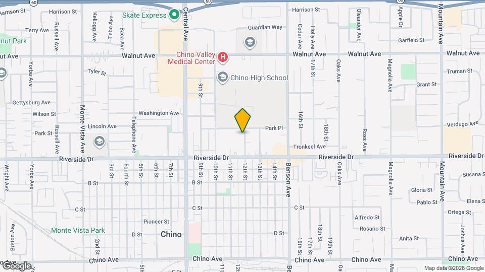 12836 12th St Map and Location Details