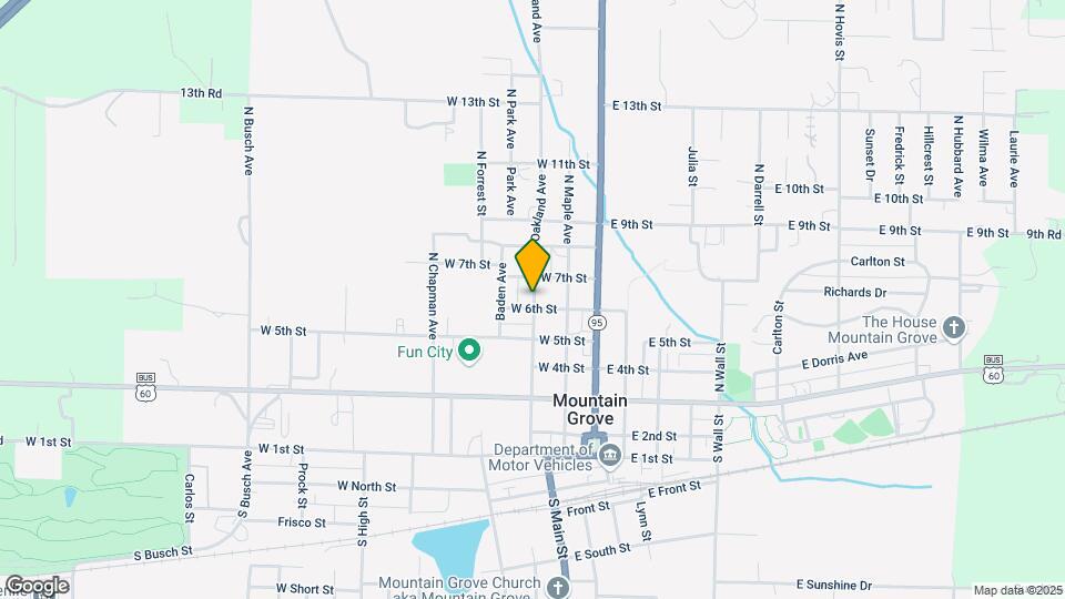 617 N Oakland Ave Map and Location Details