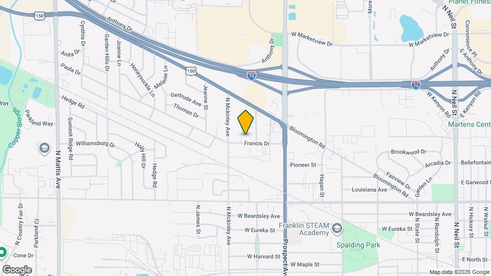 1502 N Ridgeway Ave Map and Location Details