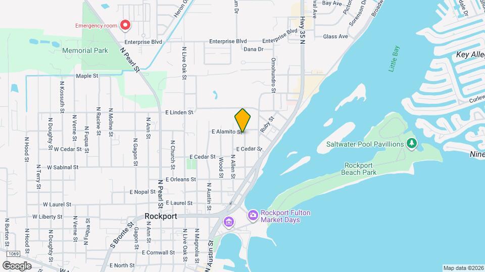 1021 Patton St Map and Location Details