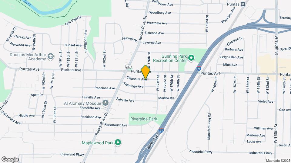 17613 Glenshire Ave Mapa y Detalles de la Ubicación
