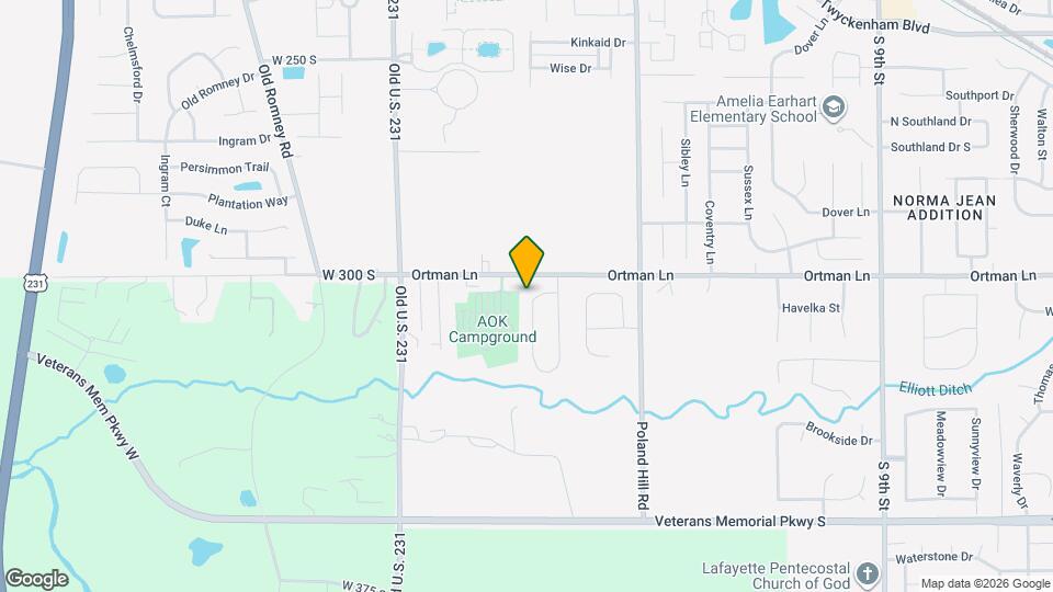 3516 Thornhill Cir W Map and Location Details