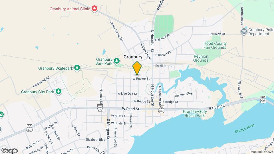 501 N Travis St Map and Location Details