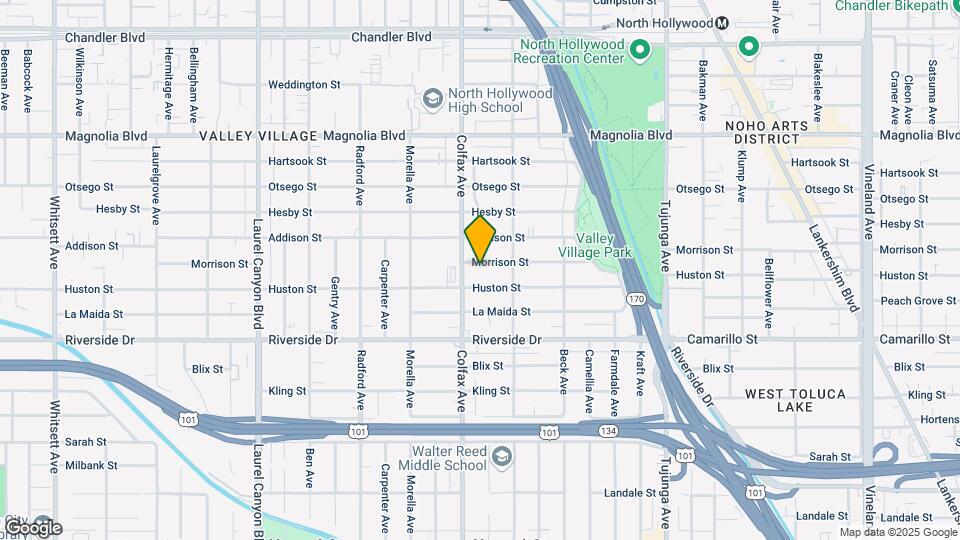 11640 Morrison St Map and Location Details