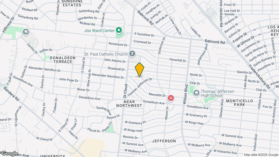 416 Alexander Hamilton Dr Mapa y Detalles de la Ubicación
