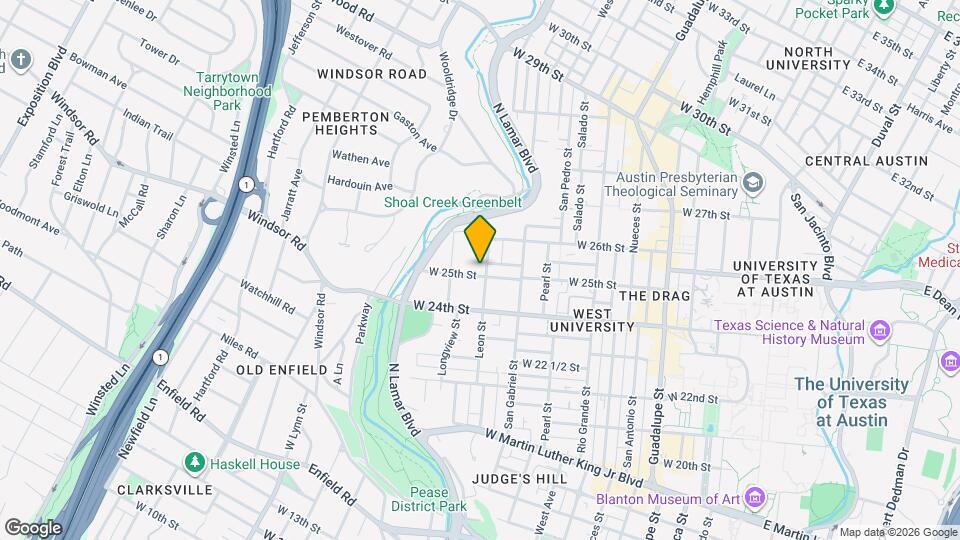 2500 Leon St Map and Location Details