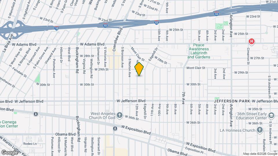 2934 12th Ave Map and Location Details