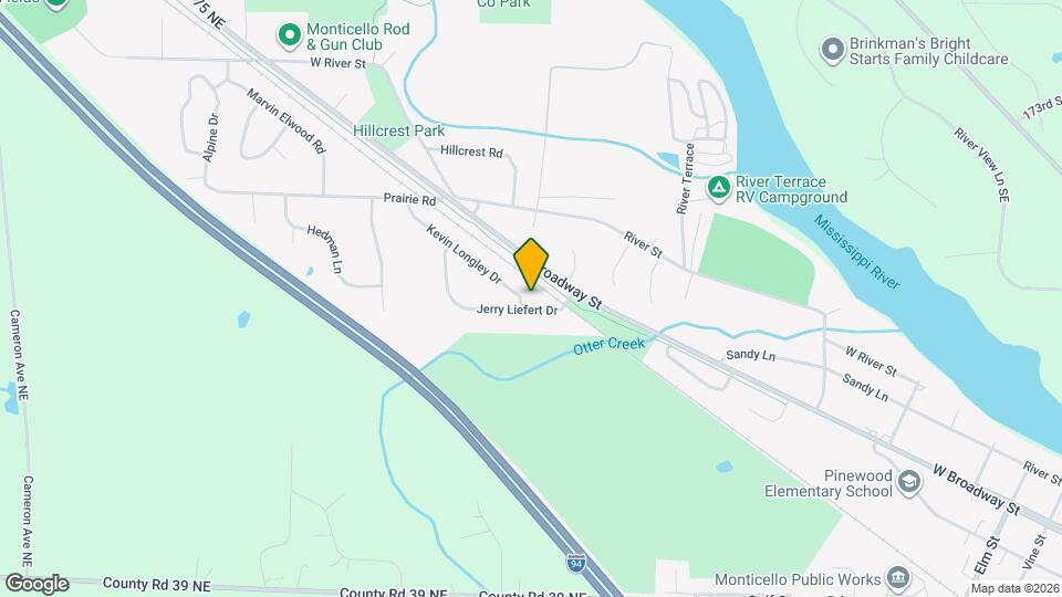 127 Jerry Liefert Dr Mapa y Detalles de la Ubicación