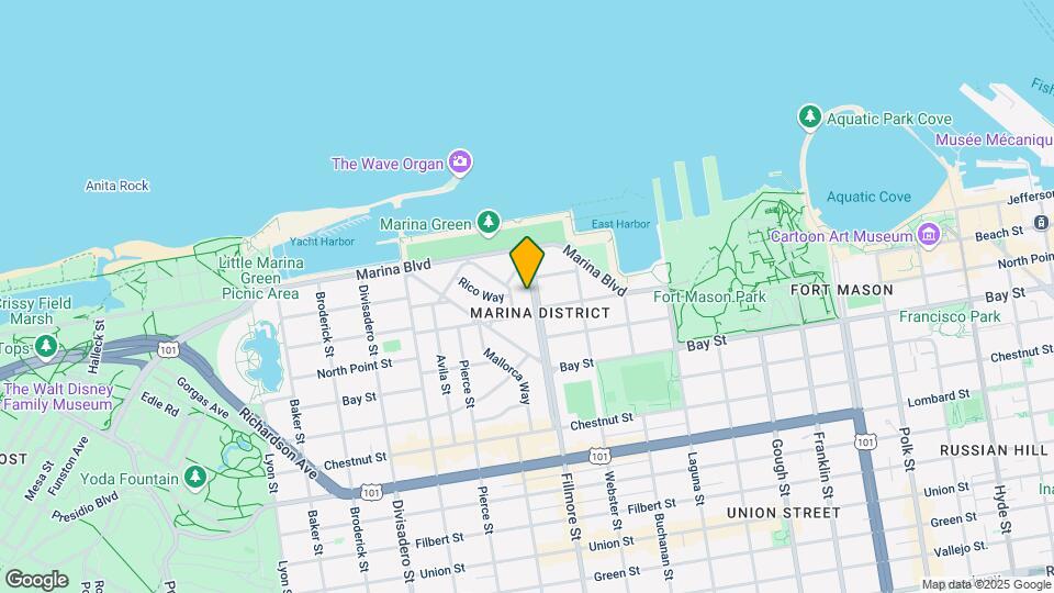 3731 Fillmore St Mapa y Detalles de la Ubicación