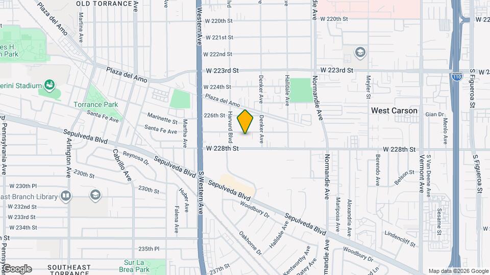 1532-1538 W 227th St Mapa y Detalles de la Ubicación