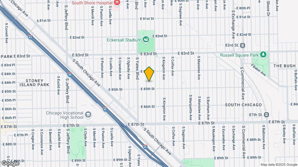 8445 S Phillips Ave Mapa y Detalles de la Ubicación