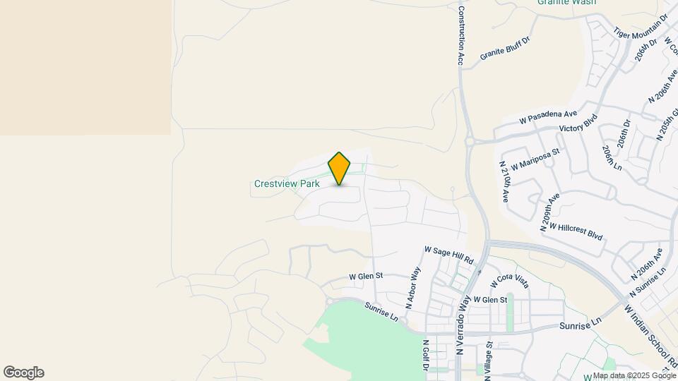 21387 W Meadowbrook Ave Map and Location Details