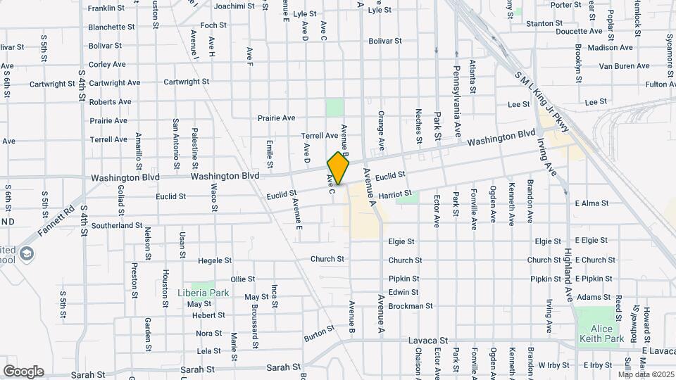 1587 Euclid St Map and Location Details
