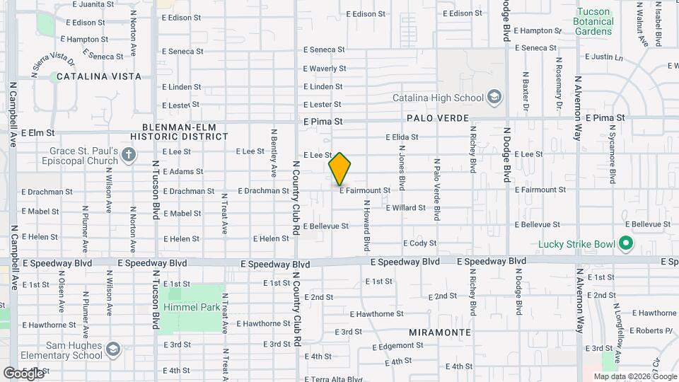 3207 E Fairmount St Map and Location Details