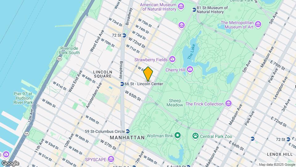 12 W 68th St Mapa y Detalles de la Ubicación