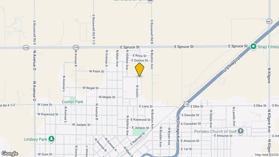 1604 N Austin Map and Location Details