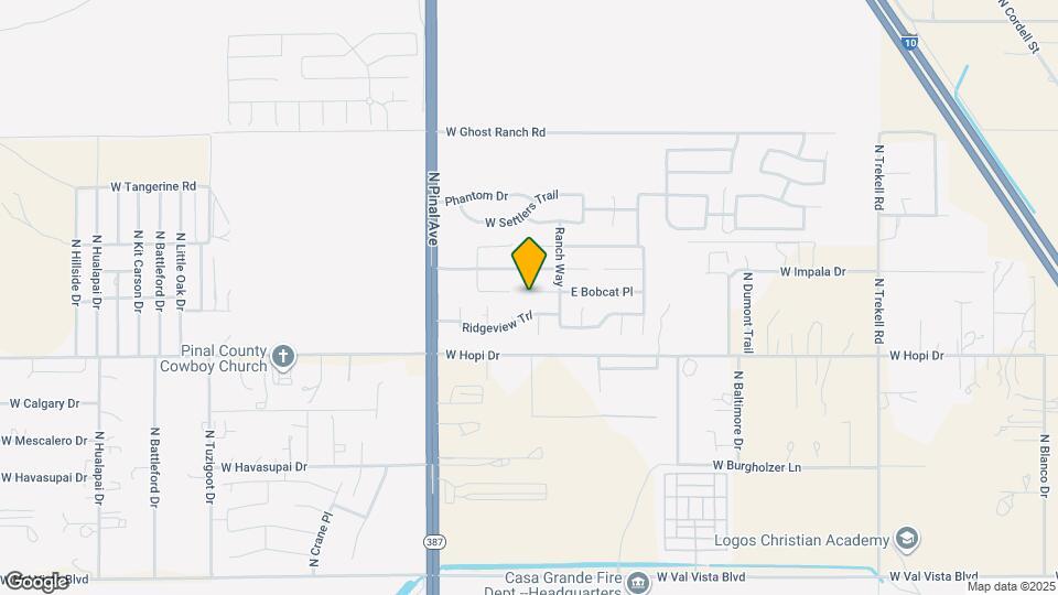 137 W Bobcat Pl Map and Location Details