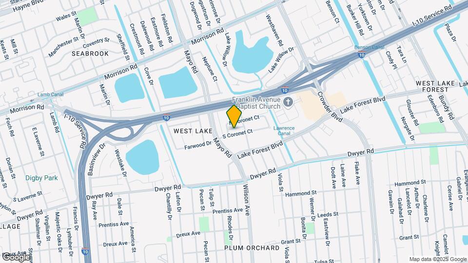 7721 S Coronet Ct Map and Location Details
