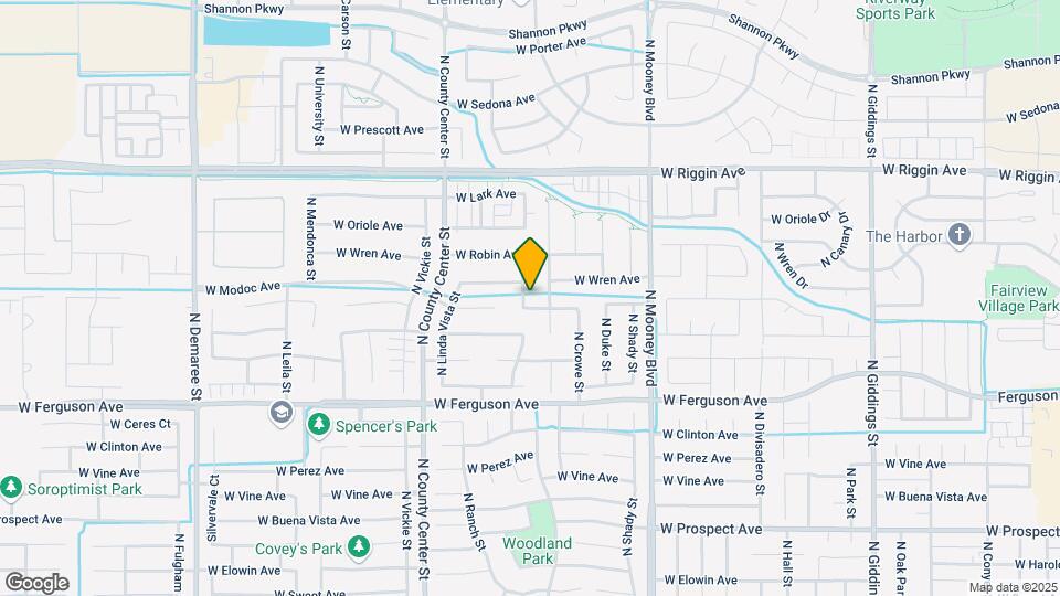 2502 N Zachary St Map and Location Details