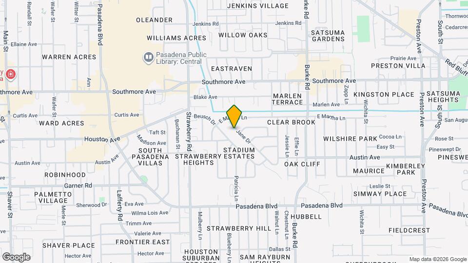 1612 Jane Dr Map and Location Details