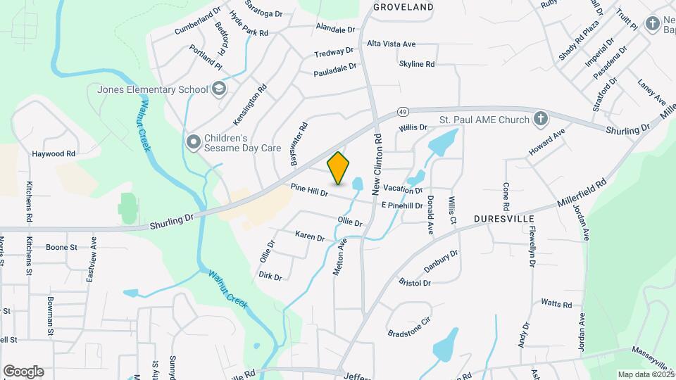 2006 Pine Hill Dr Map and Location Details