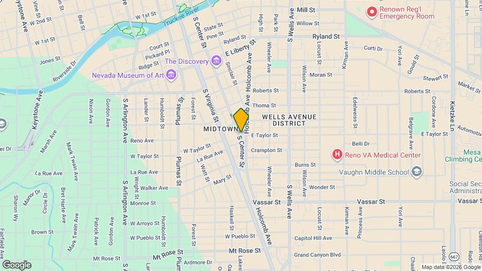 860 S Center St Map and Location Details