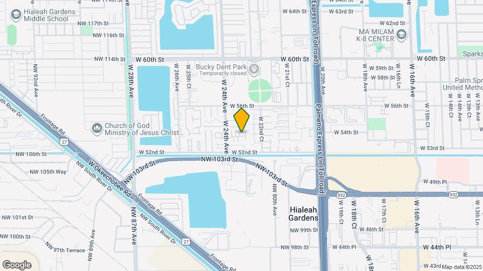 5357 W 23rd Ct Map and Location Details