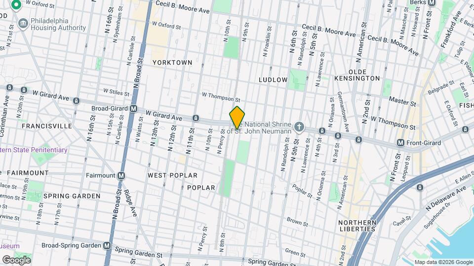 962 N 8th St Mapa y Detalles de la Ubicación