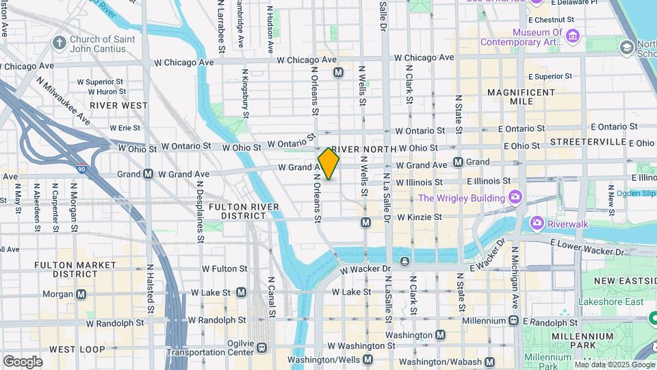 321 W Illinois St Map and Location Details