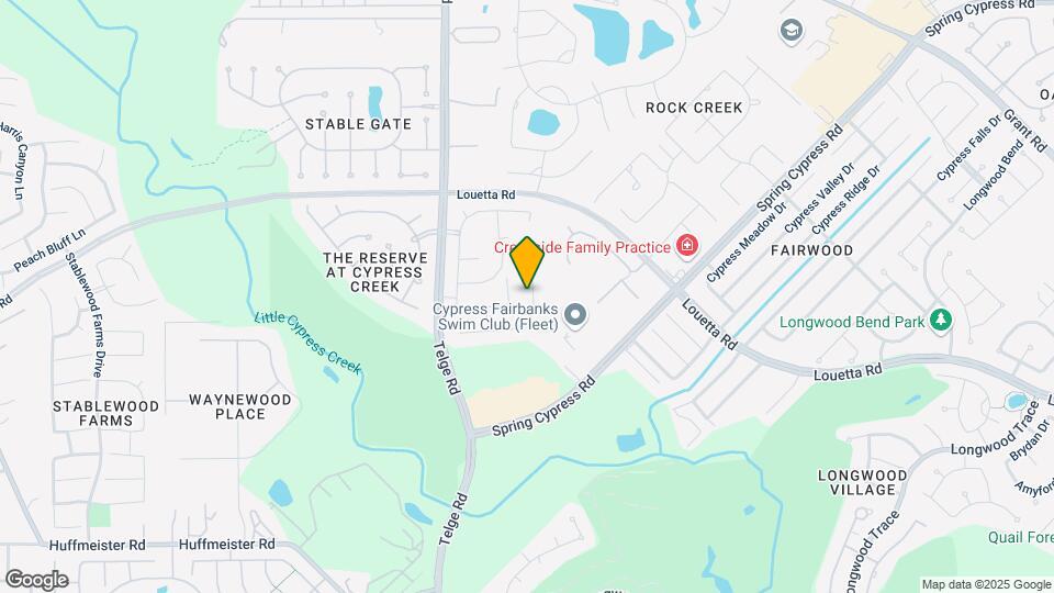 15011 Redding Crest Ln Map and Location Details