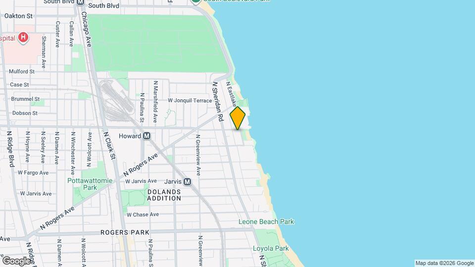 7522 N Eastlake Ter, Unit 2 Mapa y Detalles de la Ubicación