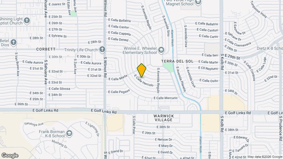6641 E Calle Herculo Mapa y Detalles de la Ubicación