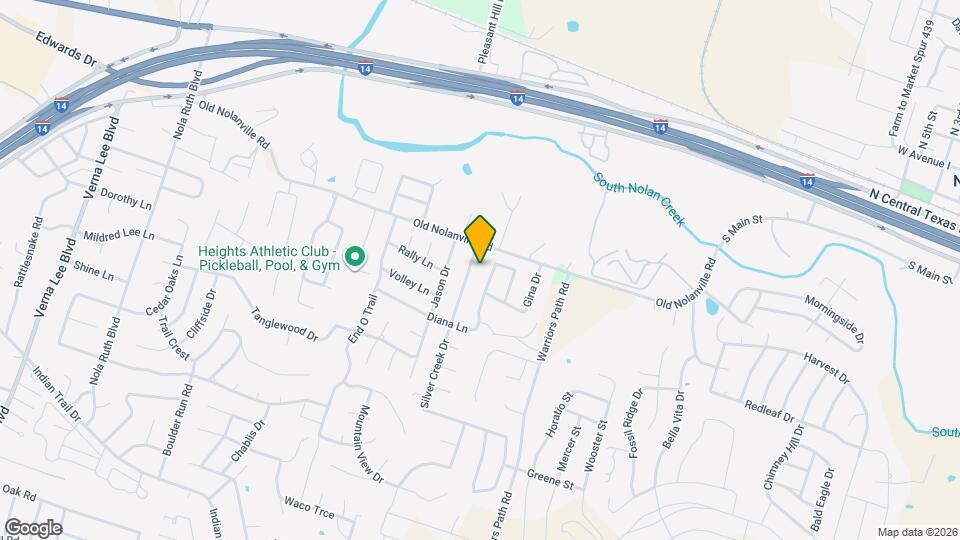 406 Diana Ln Map and Location Details