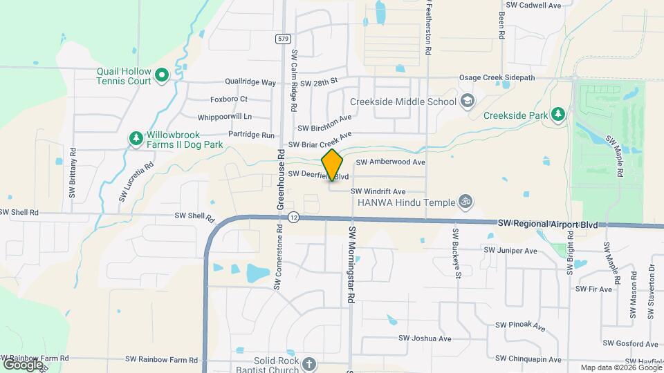 3402 SW Windrift Ave Map and Location Details