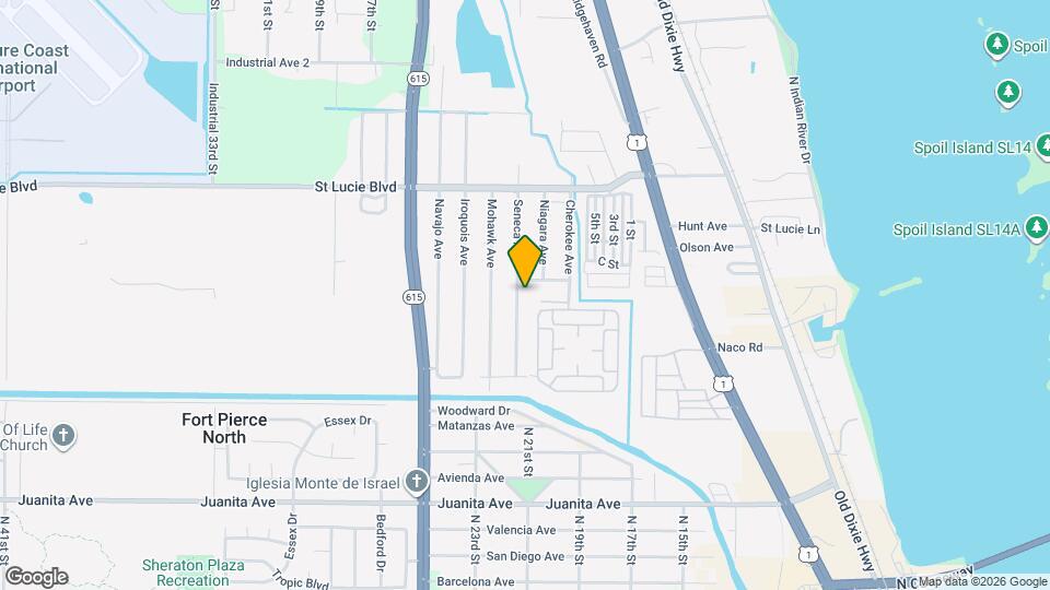 2584 Seneca Ave Map and Location Details