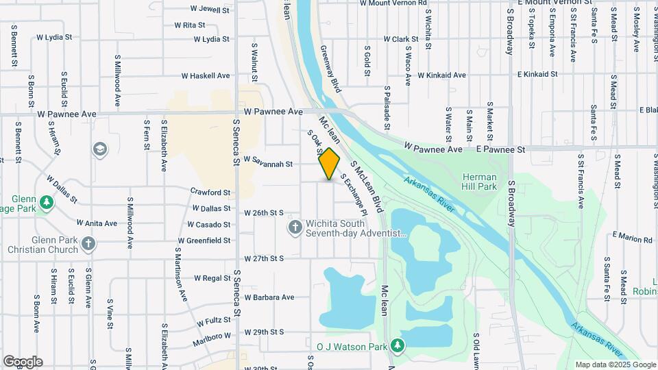 603 W 25th St S Map and Location Details
