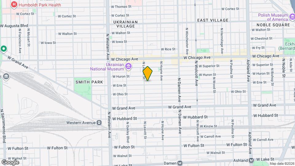 2148 W Erie St Map and Location Details